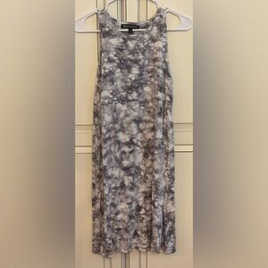 Athleta Gray and White Dress-size S